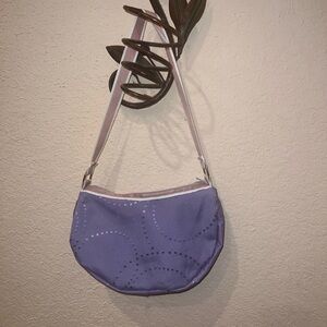 Purple shoulder bag